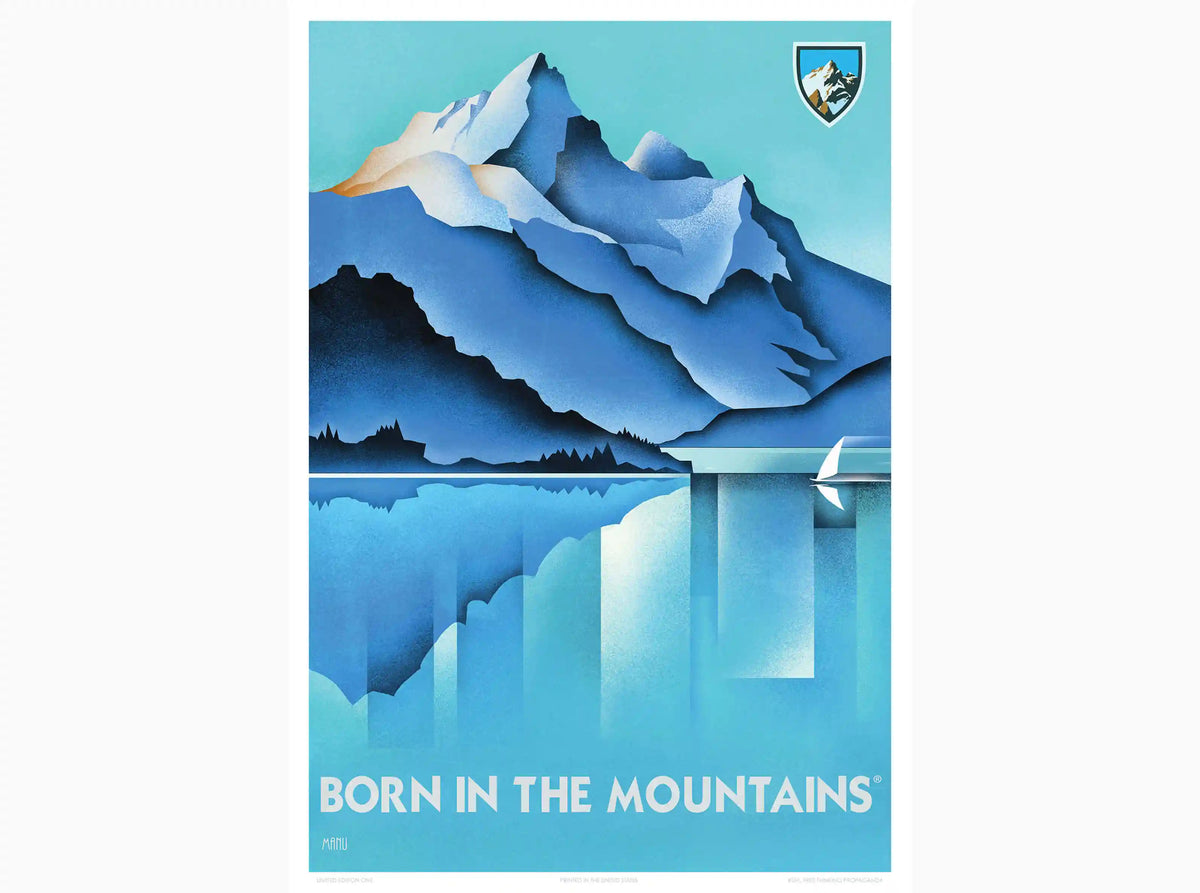 Print Born In The Mountains® Main image